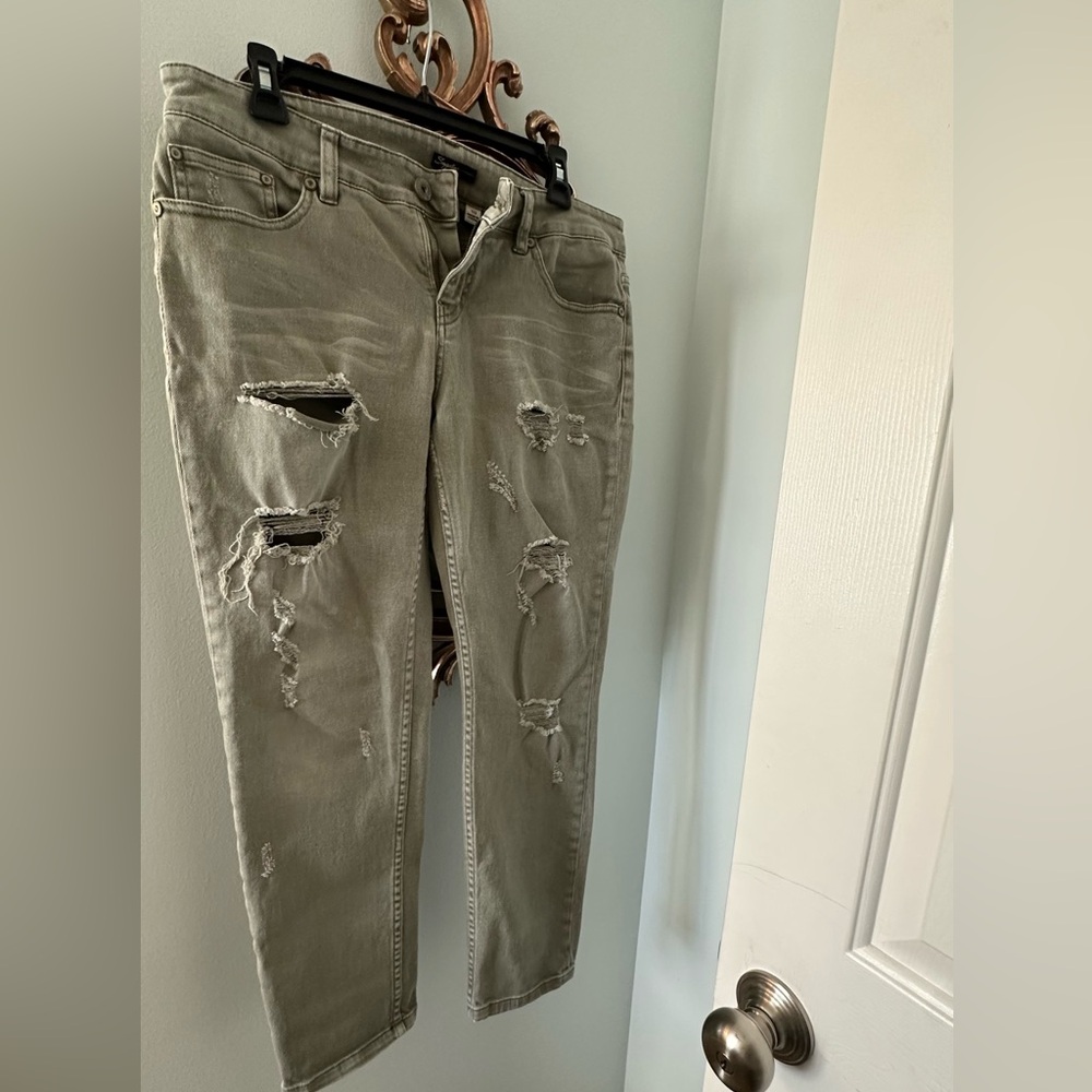 Supplies Olive Distressed Women's Jeans